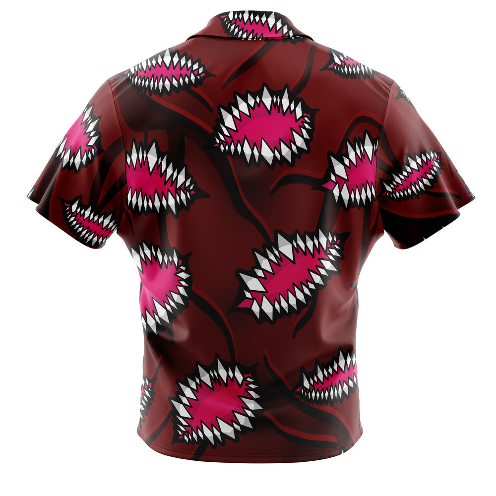 Kibitsuji Muzan Combat Form Pattern Demon Slayer Button Up Hawaiian Shirt