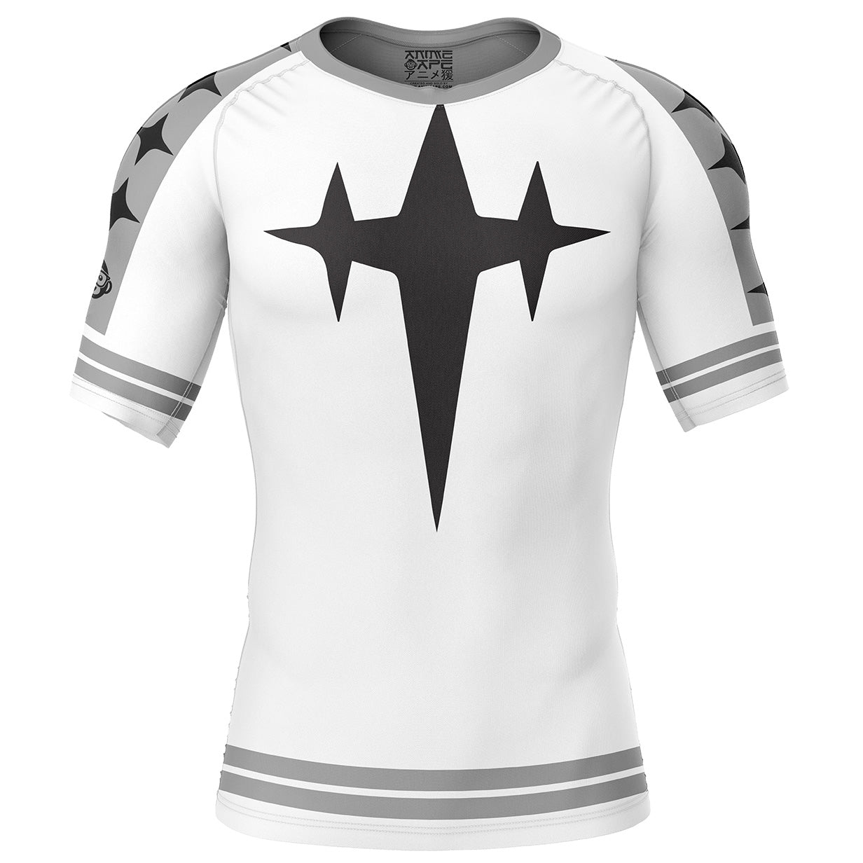 Kill la Kill Three Star Goku Uniform Short Sleeve Rash Guard Compression Shirt