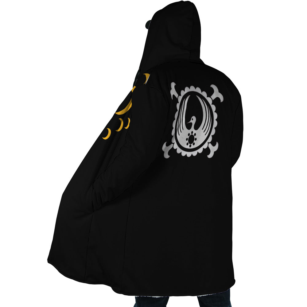 Kozuki Momonosuke Black One Piece Dream Cloak Coat