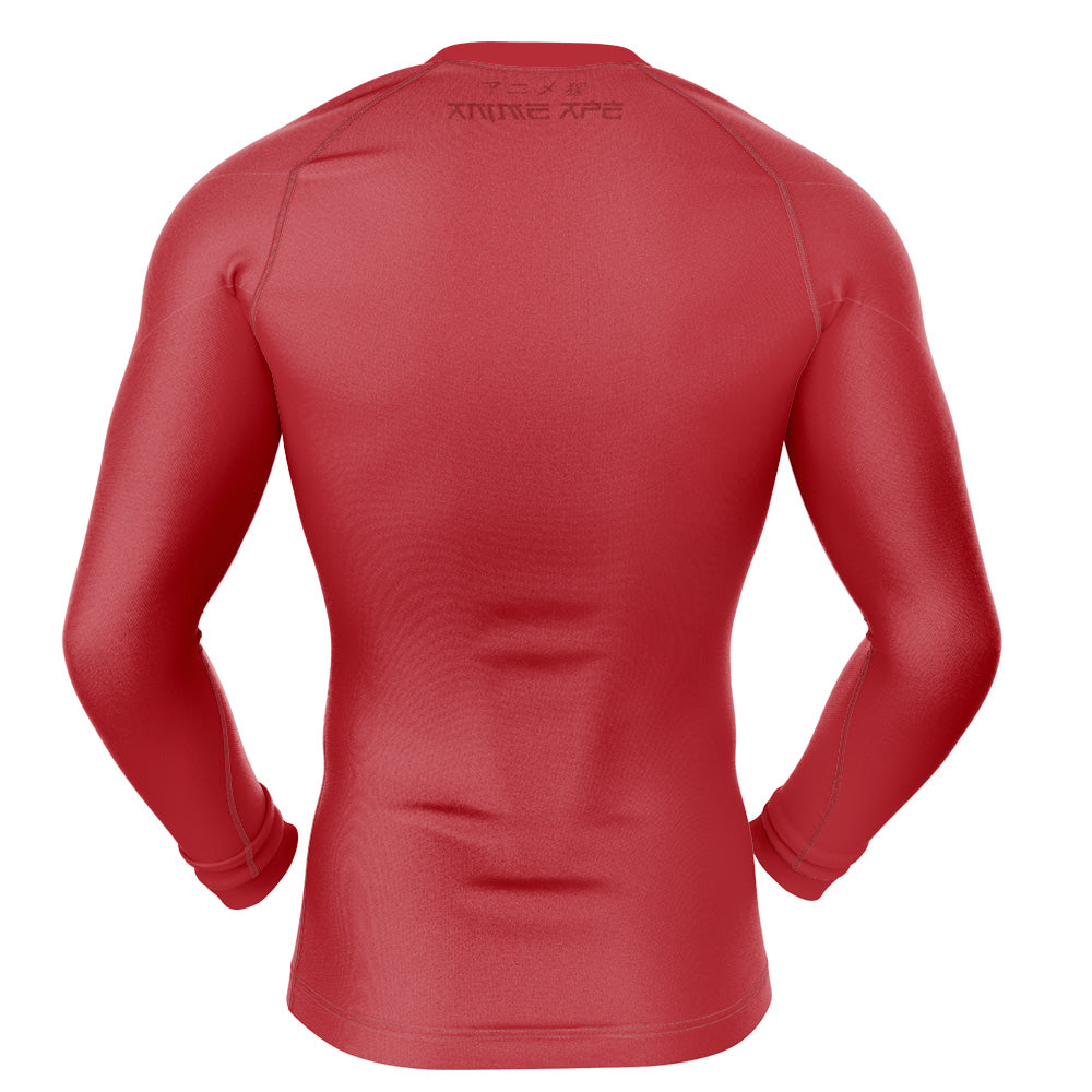 Krillin Tacos Dragon Ball Z Long Sleeve Rash Guard Compression Shirt