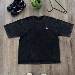 Otakuri "Kurapika Ring Chains Hunter x Hunter" Vintage Washed Oversized T-Shirt