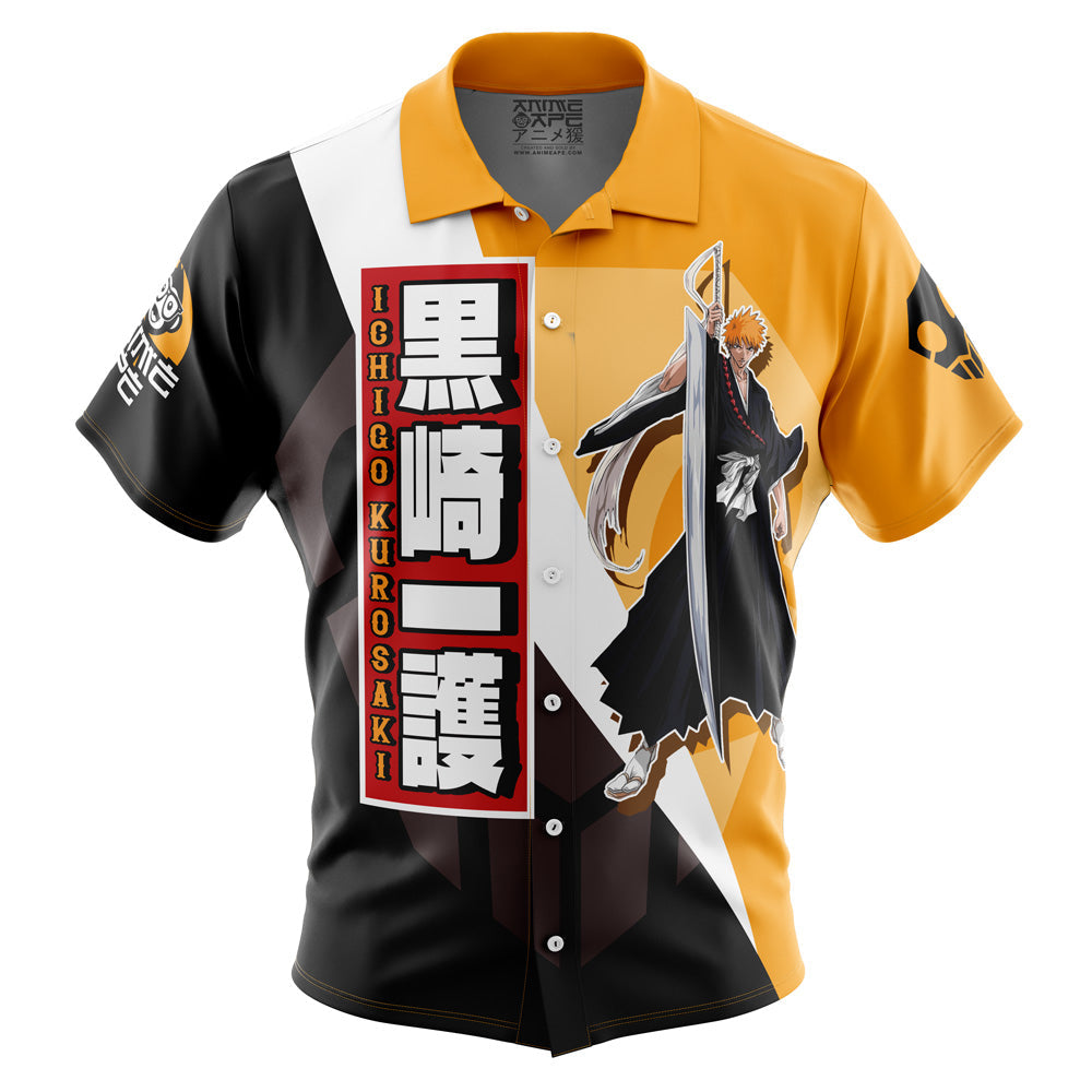 Kurosaki Ichigo TYBWA Bleach Button Up Hawaiian Shirt