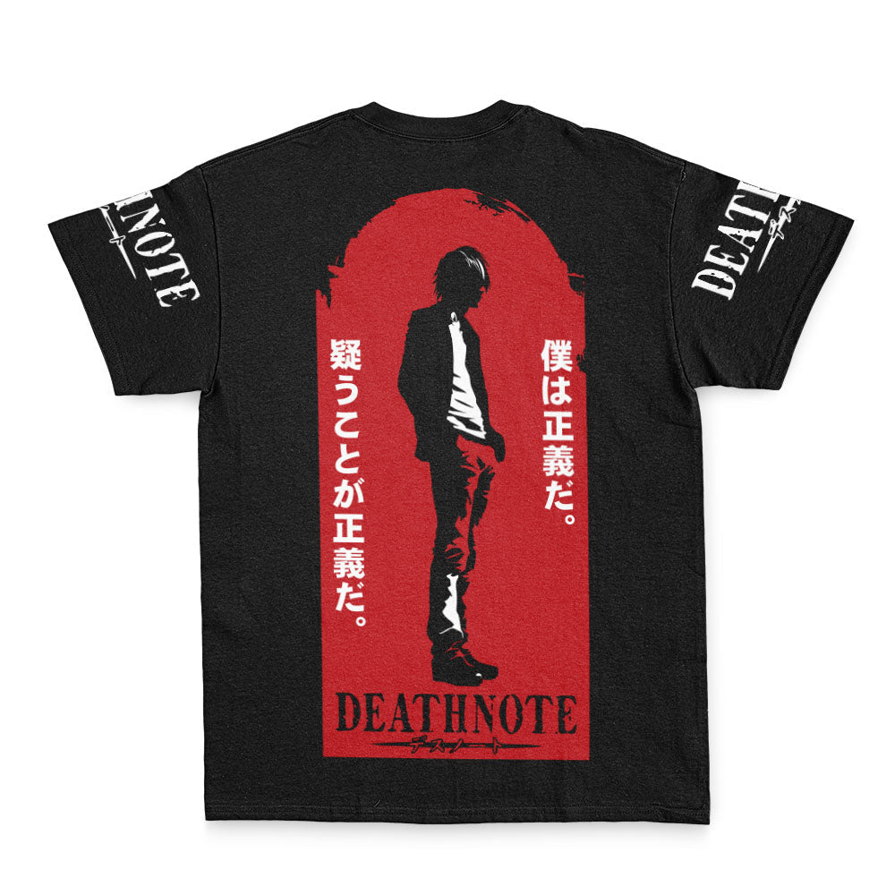 L Lawliet Justice Death Note Streetwear T-Shirt