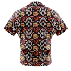 Laughing Leo DiCaprio Meme Button Up Hawaiian Shirt