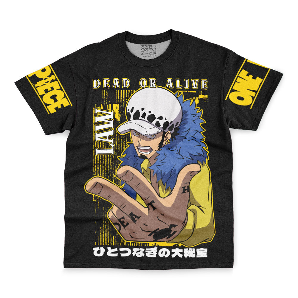 Law Dead Or Alive One Piece Streetwear T-Shirt