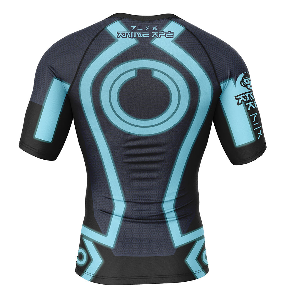 Legacy Uniform Tron Short Sleeve Rash Guard Compression Shirt