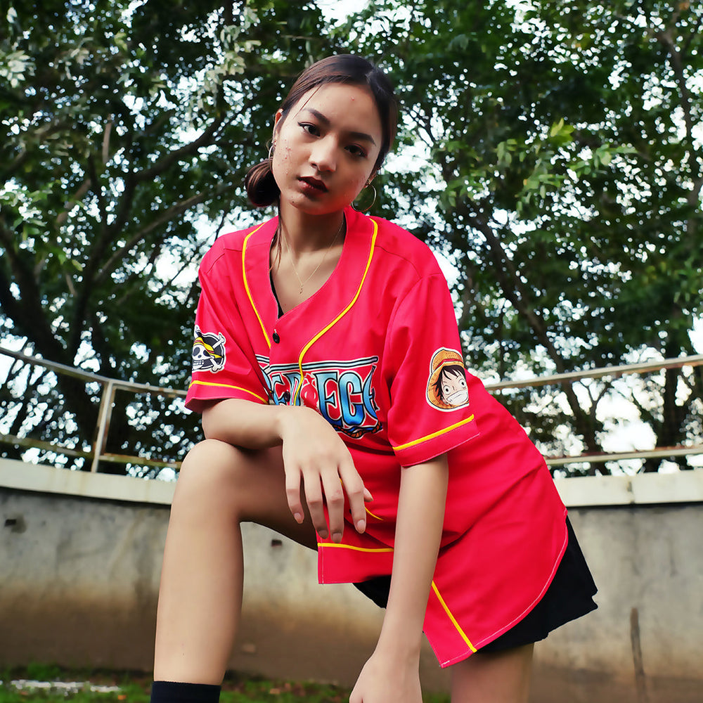 Luffy One Piece Baseball Jersey