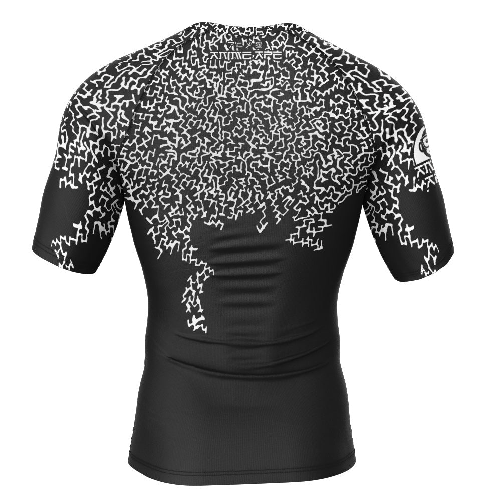 Madness Randy Savage Short Sleeve Rash Guard Compression Shirt