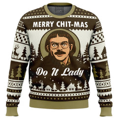 Merry Chit-Mass Do It Lady Ugly Christmas Sweater