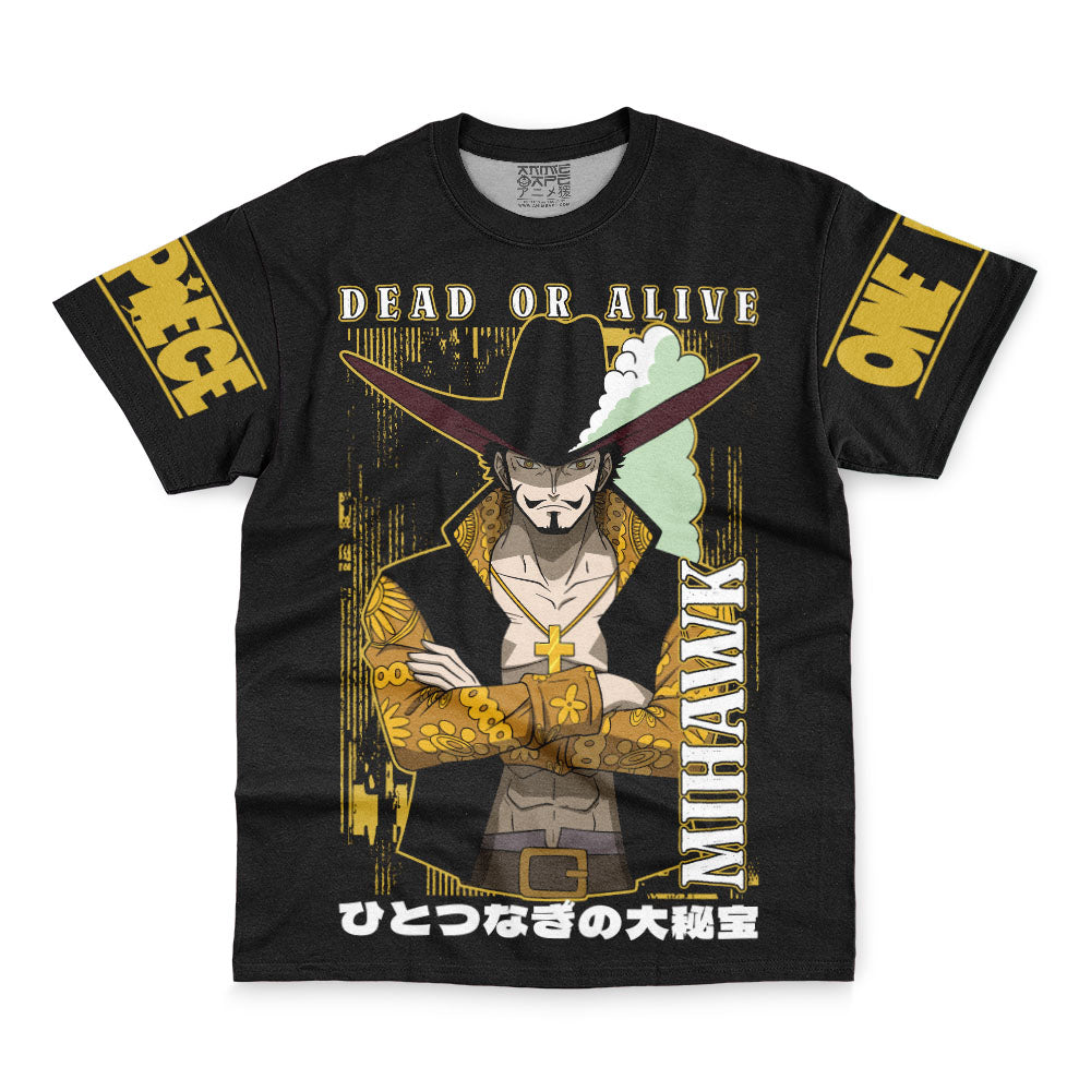 Mihawk Dead Or Alive One Piece Streetwear T-Shirt
