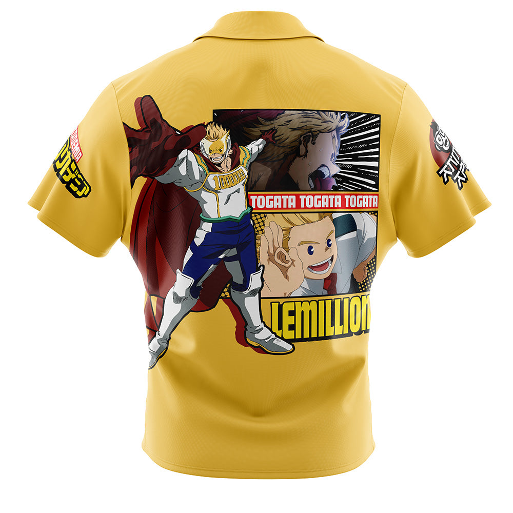Mirio Togata (Lemillion) My Hero Academia Button Up Hawaiian Shirt