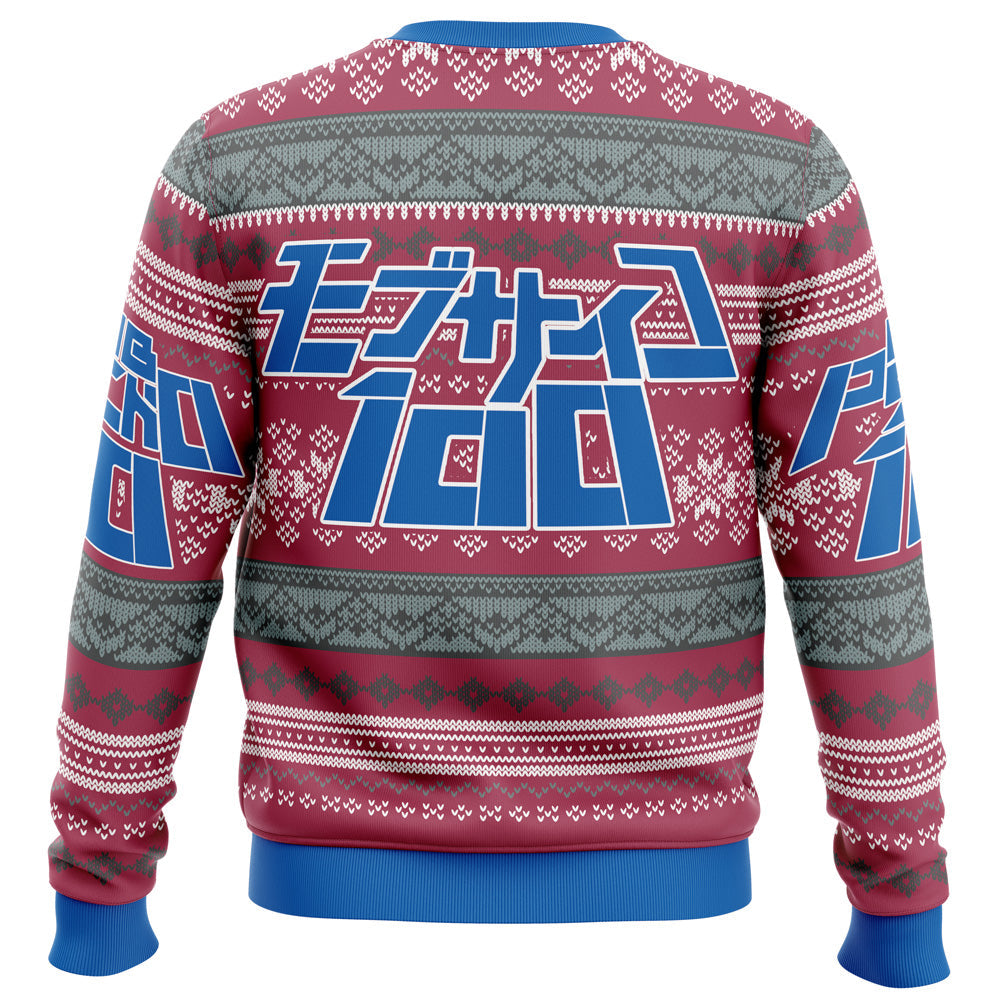 Kitsukai "Mob" Mob Psycho 100 Ugly Christmas Sweater