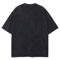 Mockup Vintage Oversized Wash T Shirt