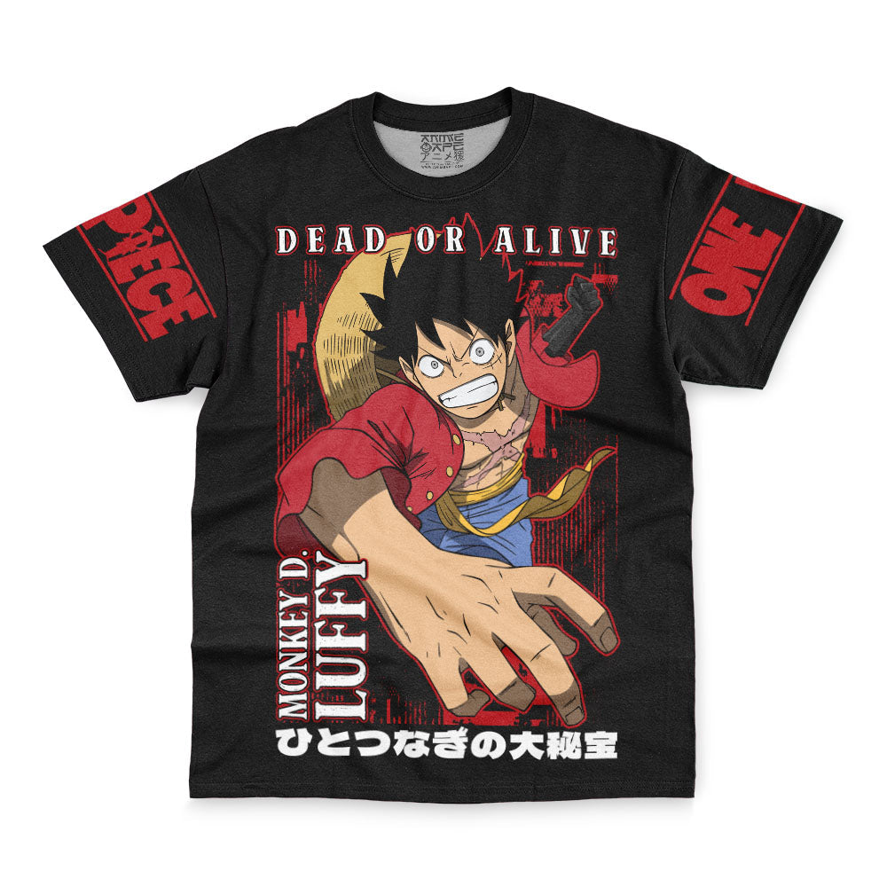 Monkey D. Luffy Dead Or Alive One Piece Streetwear T-Shirt