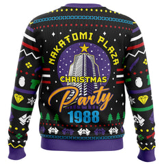Nakatomi Plaza Die Hard_Ugly Christmas Sweater