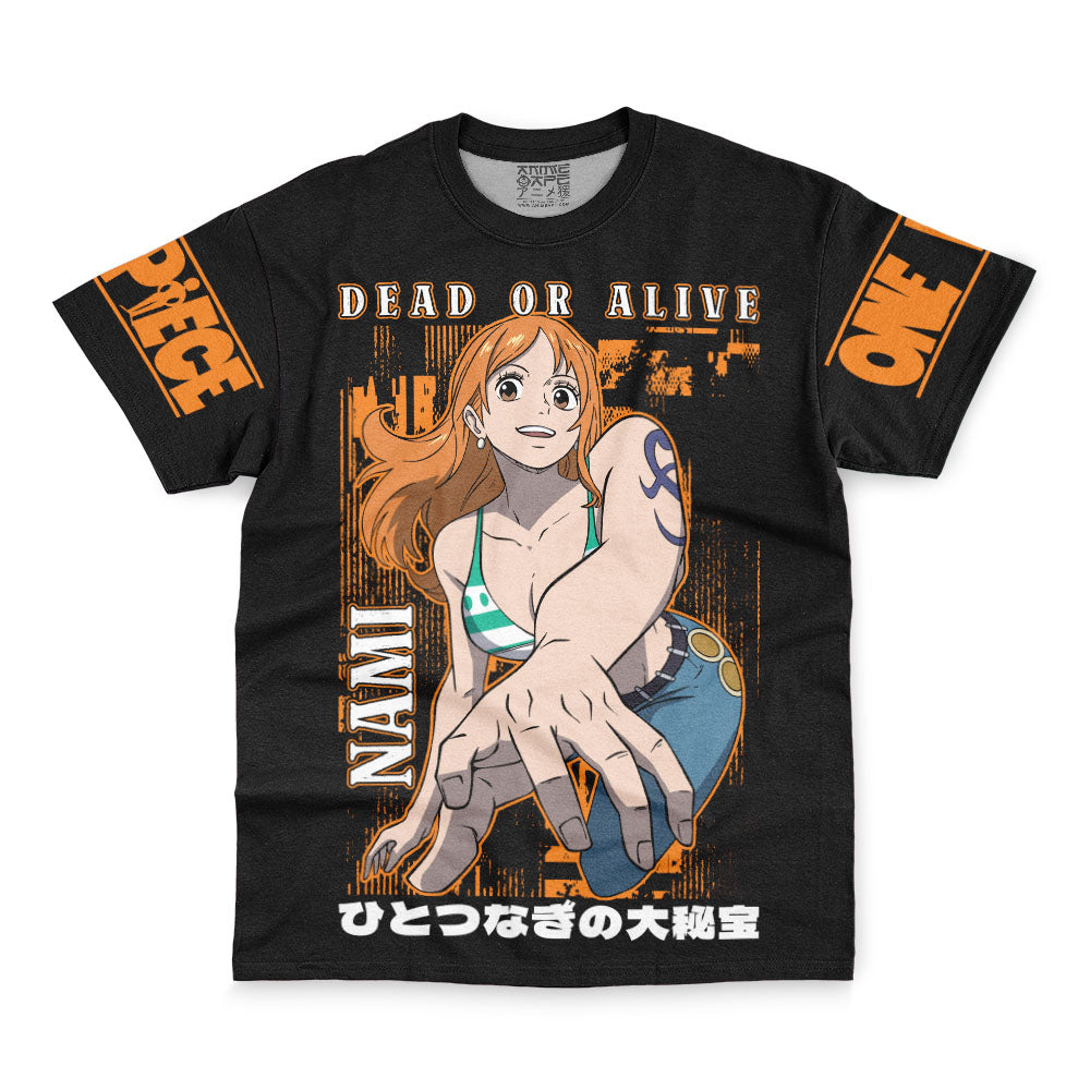 Nami Dead Or Alive One Piece Streetwear T-Shirt