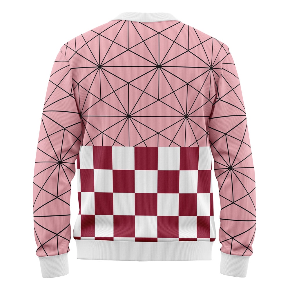 Nezuko Kamado Demon Slayer Knitted Cardigan Sweater