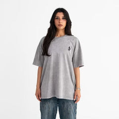 One Piece Laughing Luffy Vintage Washed Oversized T-Shirt