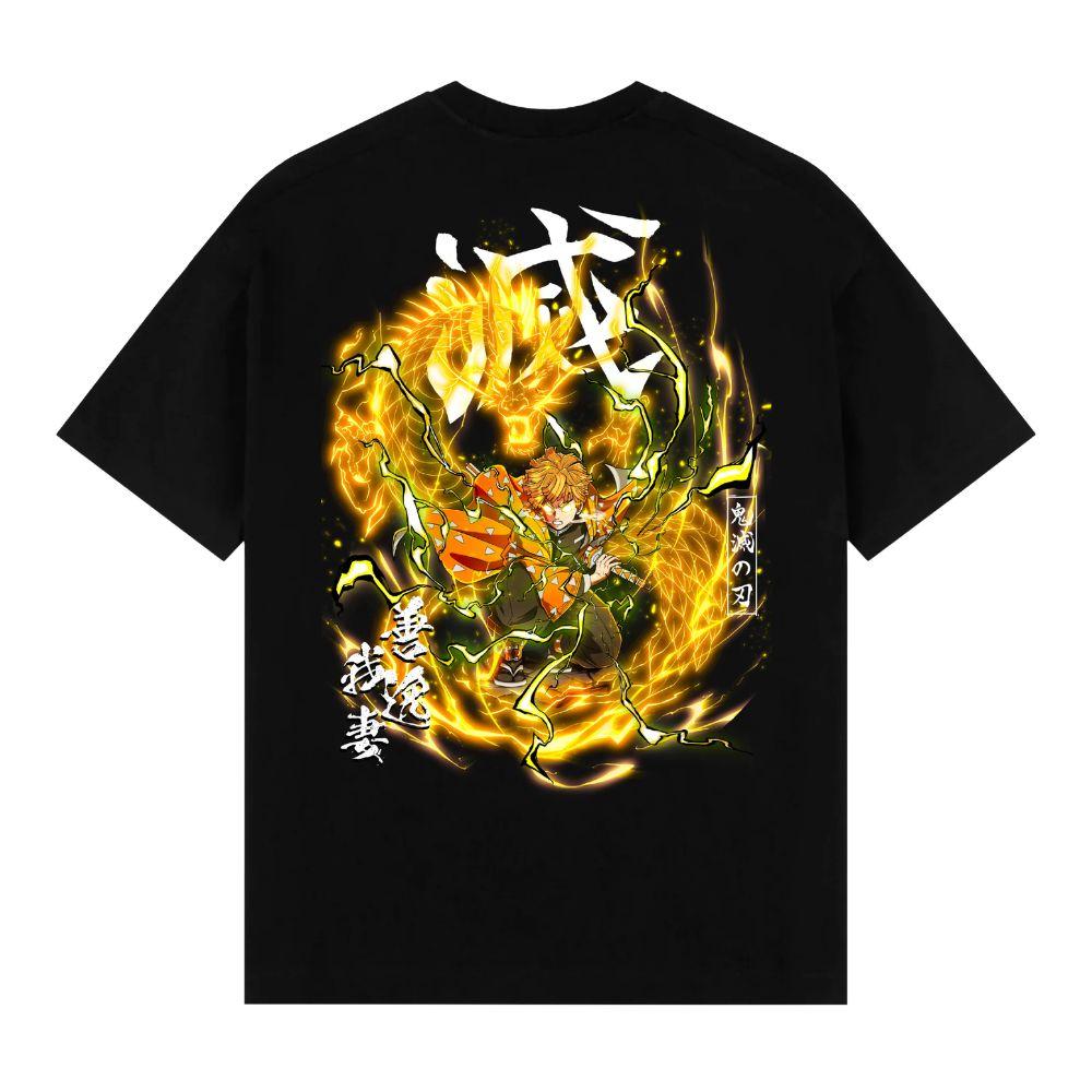 Zenitsu Thunder Dragon Demon Slayer Unisex T-Shirt Anime