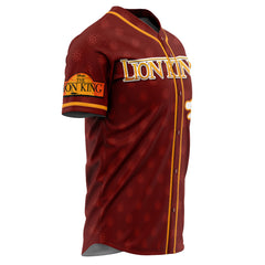 Personalized Simba Lion King V2 Baseball Jersey