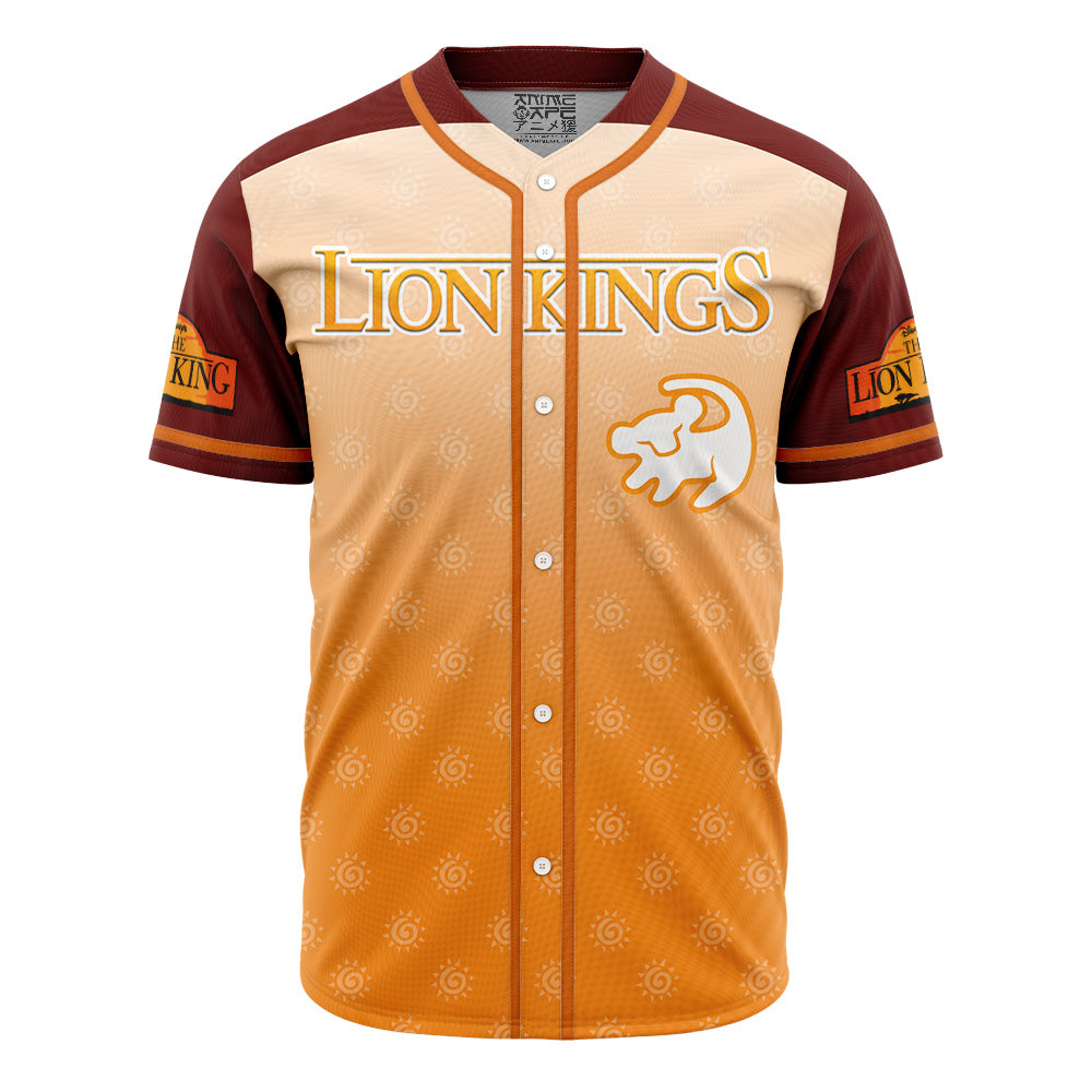 Personalized Simba Lion King V1 Baseball Jersey
