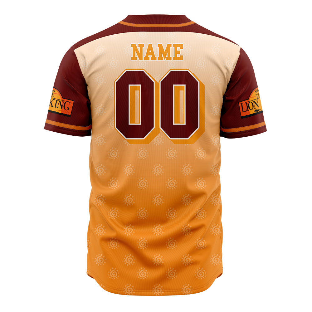 Personalized Simba Lion King V1 Baseball Jersey