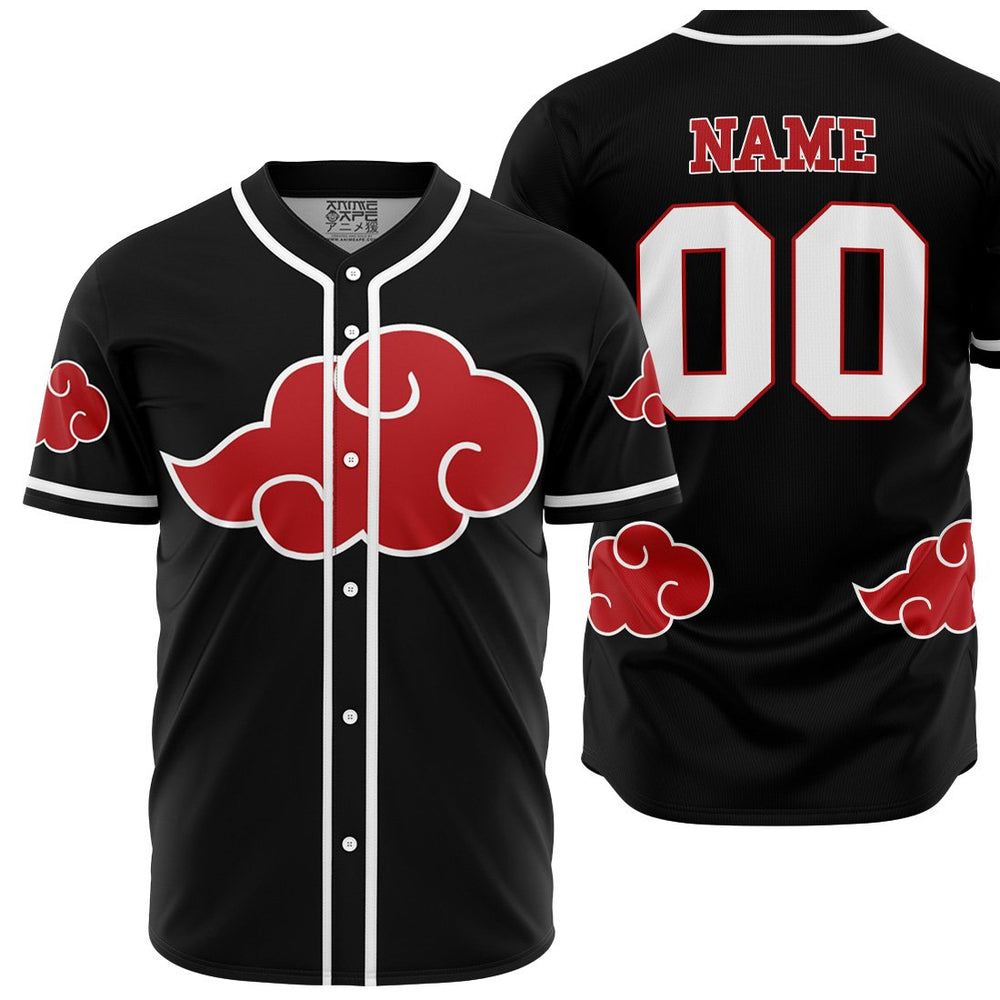 Personalized Akatsuki Cloud Shippuden Baseball Jersey