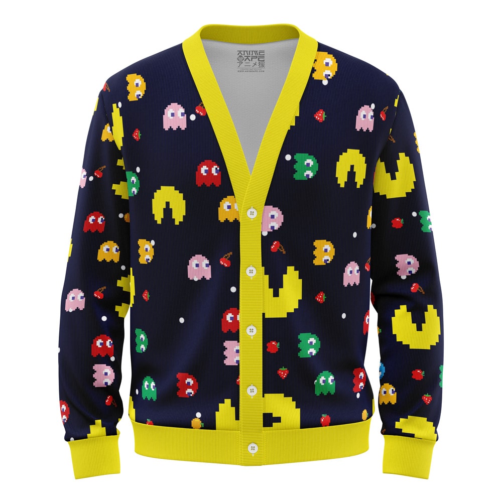 PacMan Ghost PacMan Knitted Cardigan Sweater