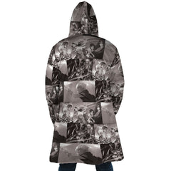 Panels Pattern Kiba Dream Cloak Coat