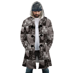 Panels Pattern Kiba Dream Cloak Coat