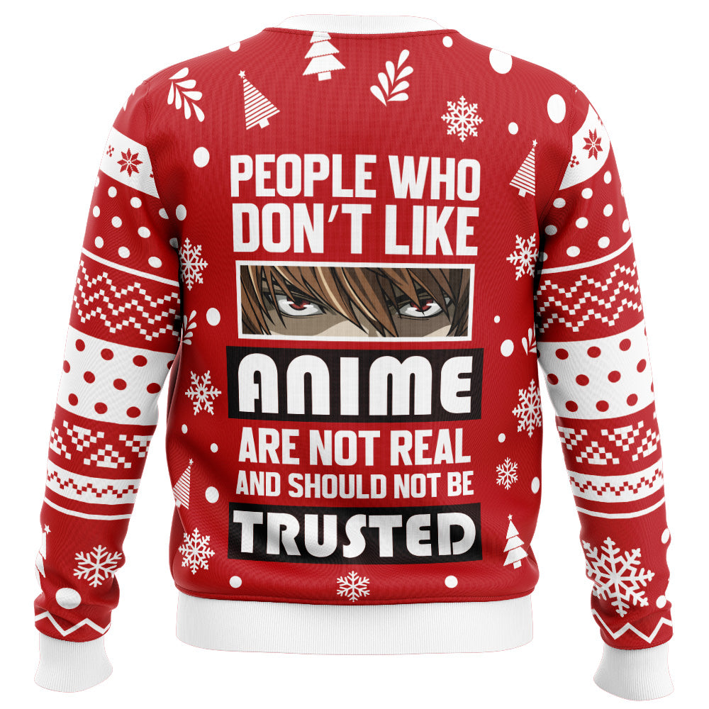 People Who Dont Like Anime Ugly Christmas Sweater