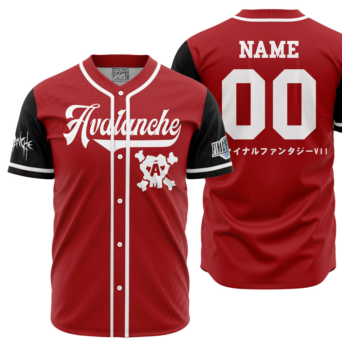 Personalized Avalanche Final Fantasy 7 Baseball Jersey