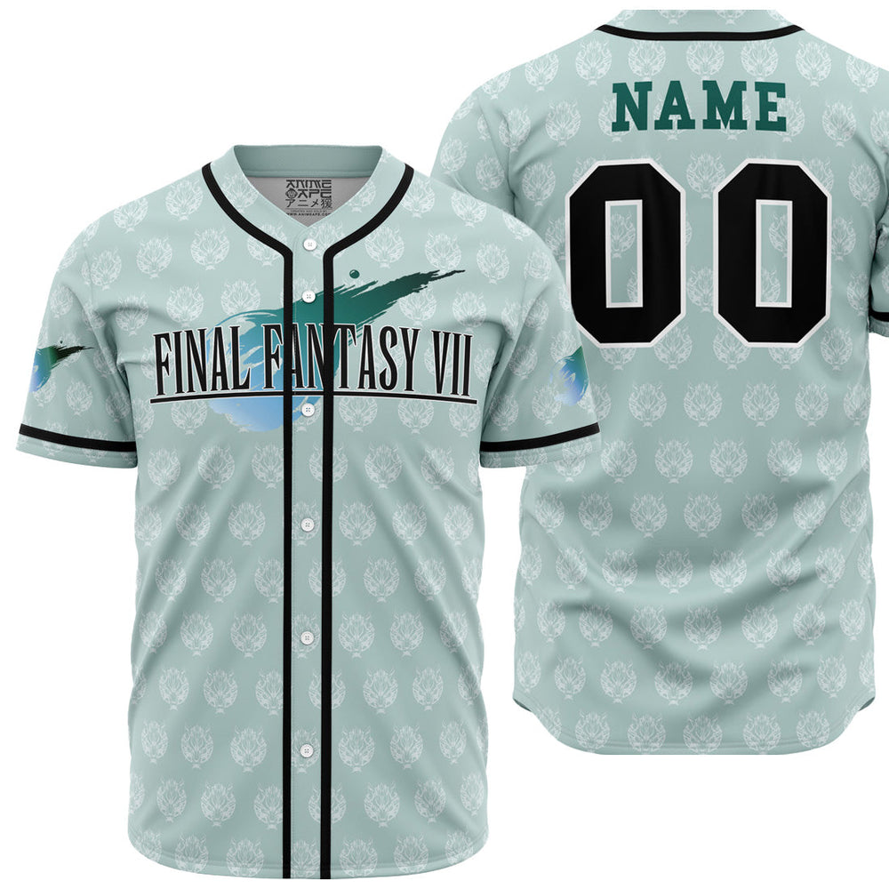 Personalized Cloud Strife Final Fantasy 7 Baseball Jersey