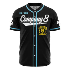 Personalized Fire Force Company 8 Baseball Jersey