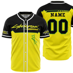 Edgerunners V2 Cyberpunk 2077 Baseball Jersey