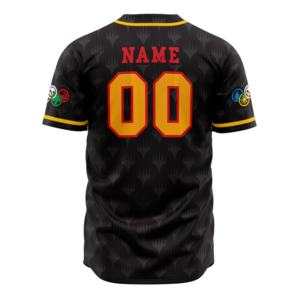 Personalized Elements of Magic the Gathering Baseball Jersey