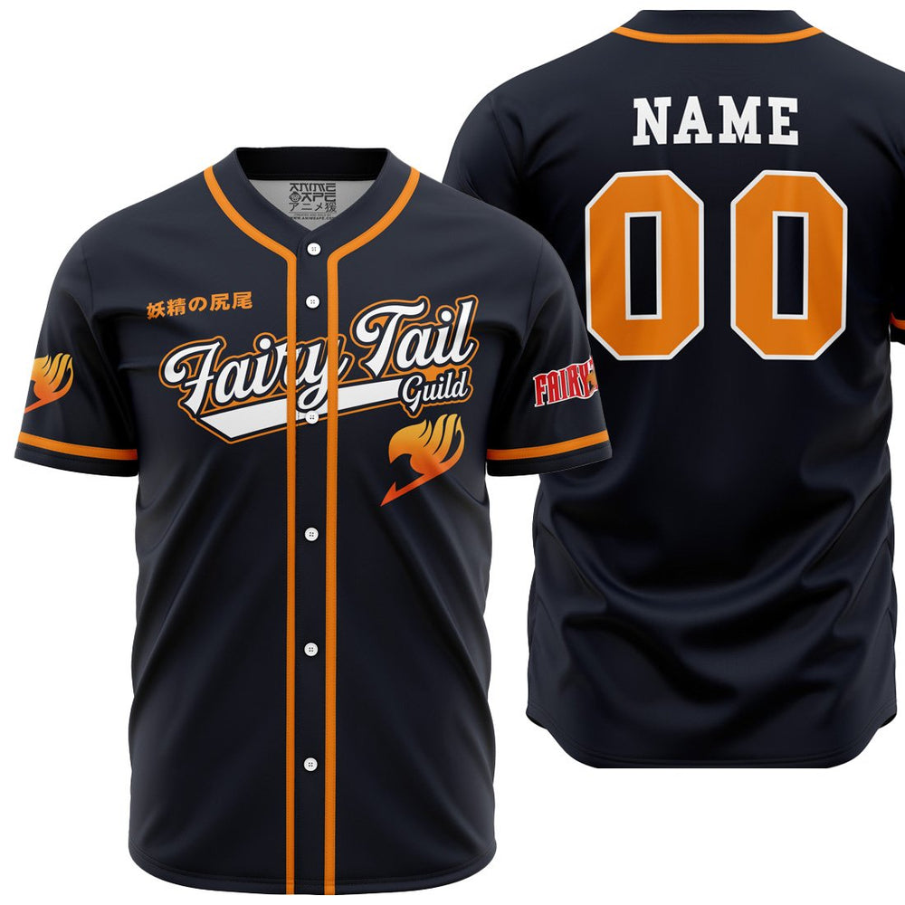 Personalized Fairy Tail Guild Fairy Tail Baseball Jersey