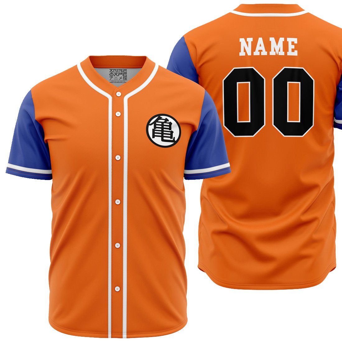 Personalized Goku Kame Kai Dragon Ball Z Baseball Jersey