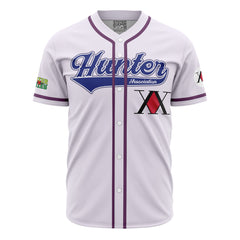 Personalized Hunter Association Killua Hunter X Hunter Baseball Jersey