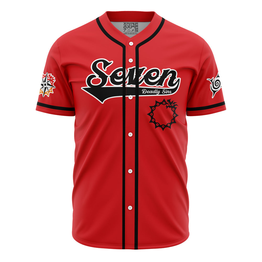 Personalized Meliodas Seven Deadly Sins Baseball Jersey