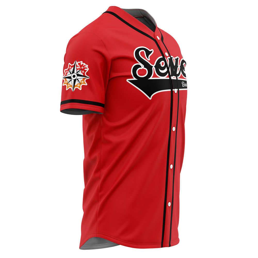 Personalized Meliodas Seven Deadly Sins Baseball Jersey