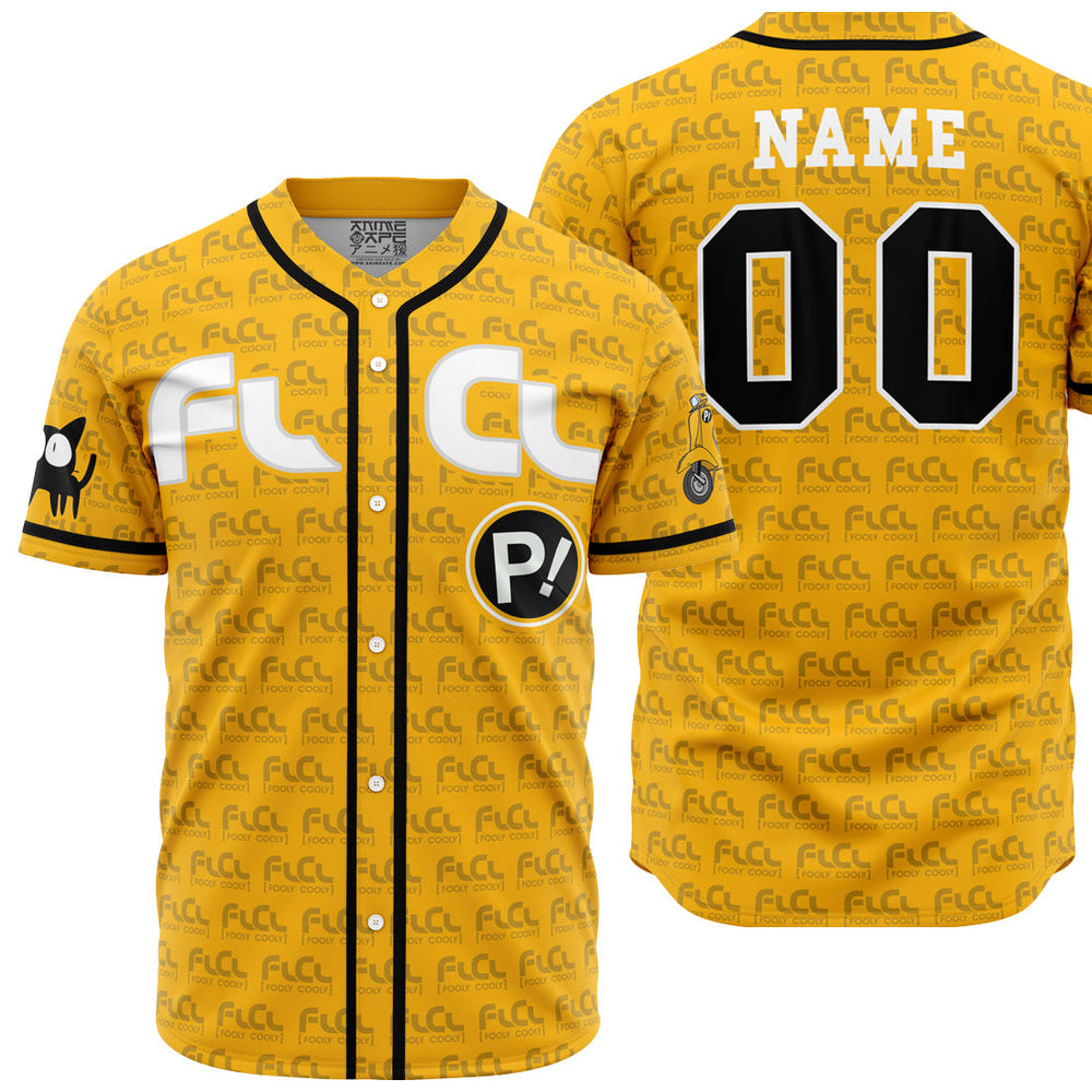 Personalized Neon FLCL Baseball Jersey