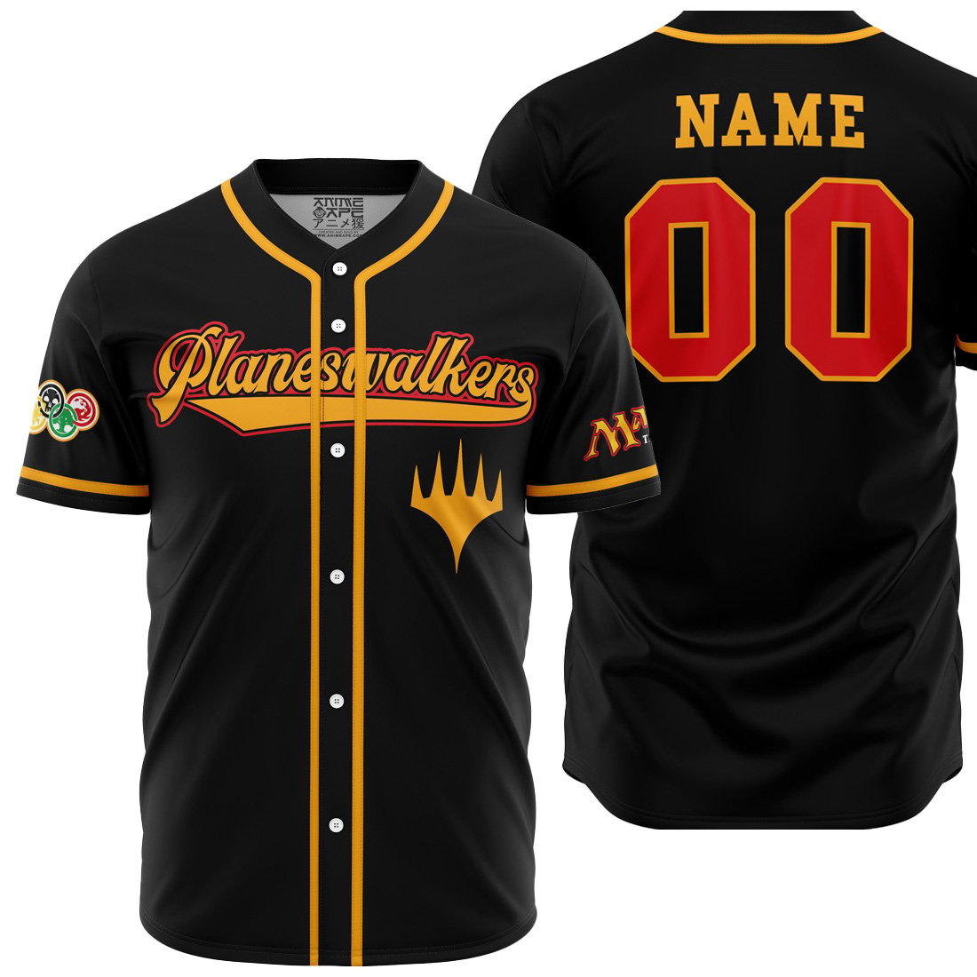 Personalized Planeswalkers Magic the Gathering Baseball Jersey