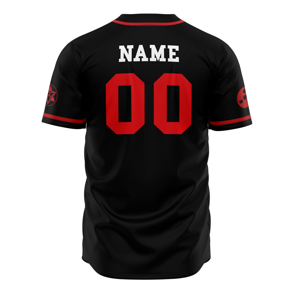 Personalized Sasuke Uchiha Shippuden Baseball Jersey