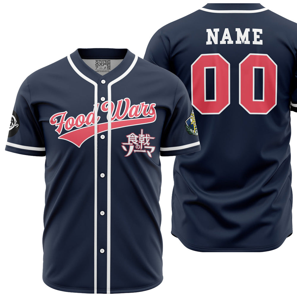 Personalized S?ma Yukihira Food Wars Baseball Jersey