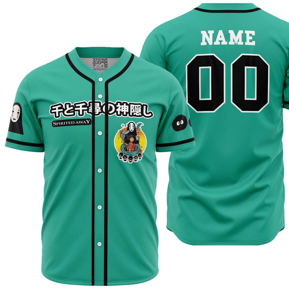 Personalized Spirited Away Studio Ghibli Baseball Jersey