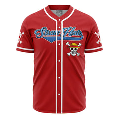 Personalized Straw Hats One Piece Baseball Jersey