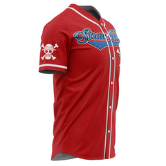 Personalized Straw Hats One Piece Baseball Jersey