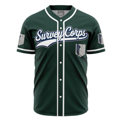 Personalized Survey Corps Attack on Titan Baseball Jersey