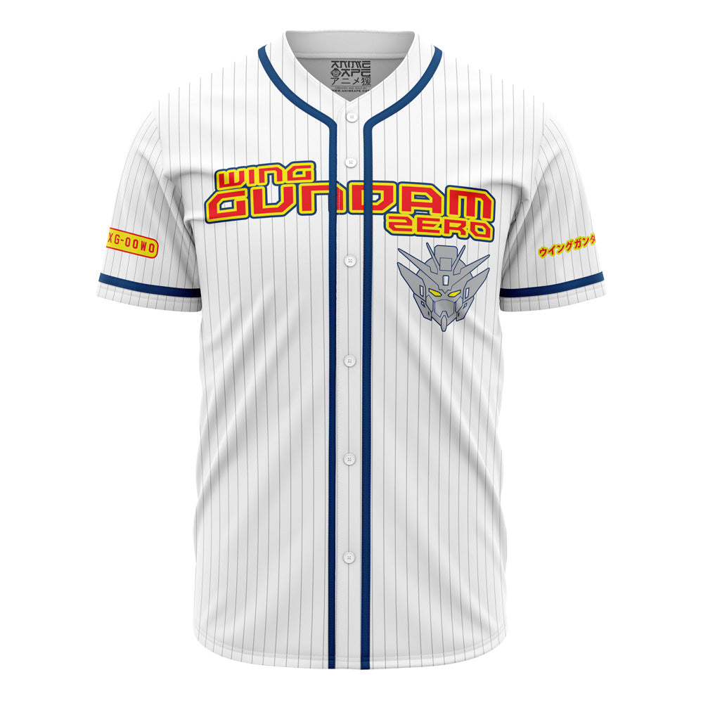 Personalized Wing Zero Gundam Baseball Jersey